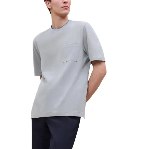 HERMES FW24 T Shirt Men's Flint Stone Color