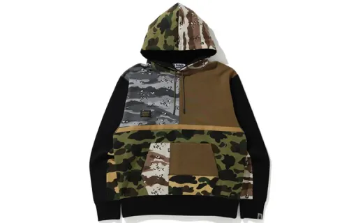 Bape Crazy Camo Relaxed Pullover Hoodie