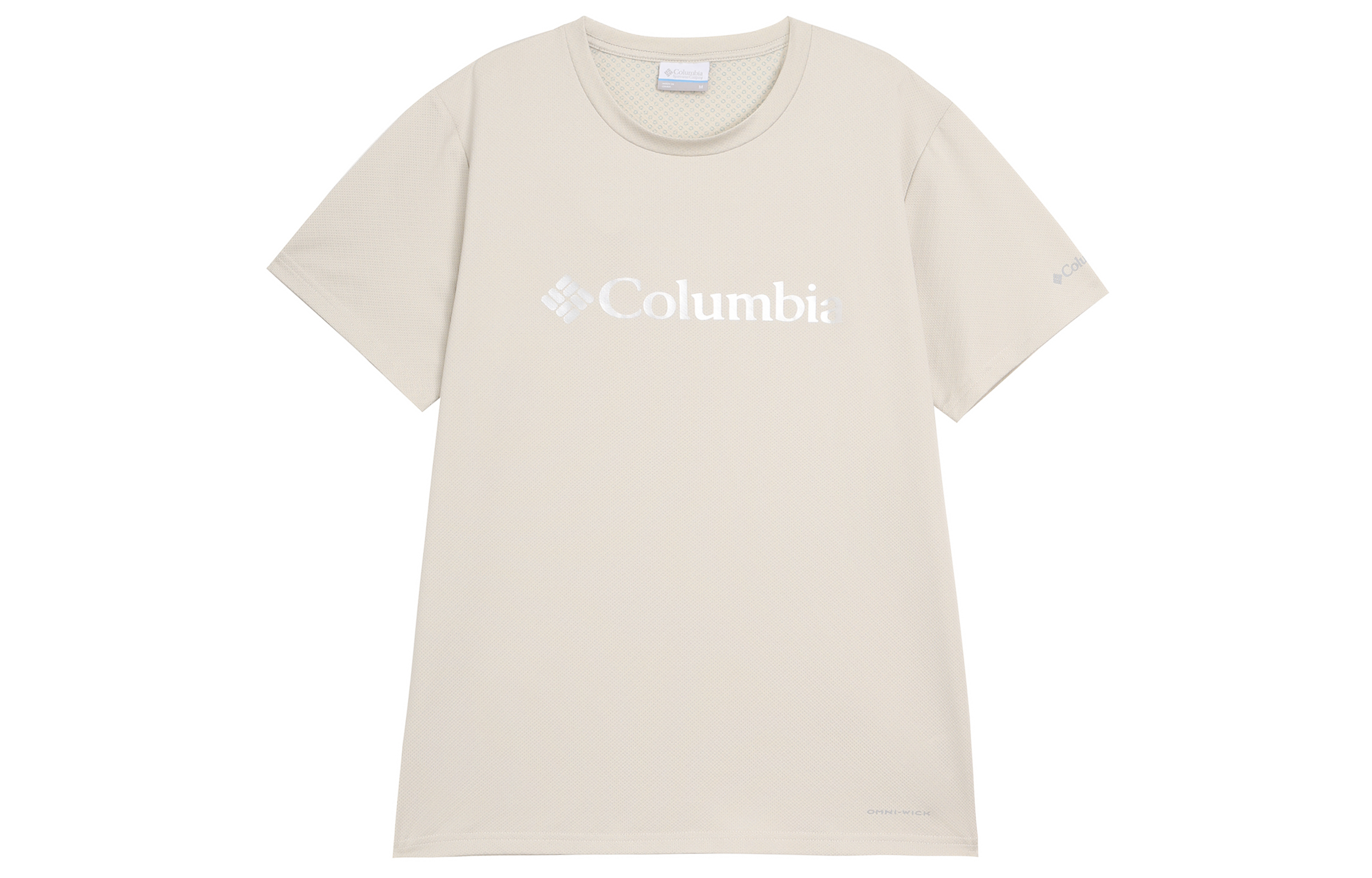 Columbia Quick Dry T Shirts Unisex Khaki