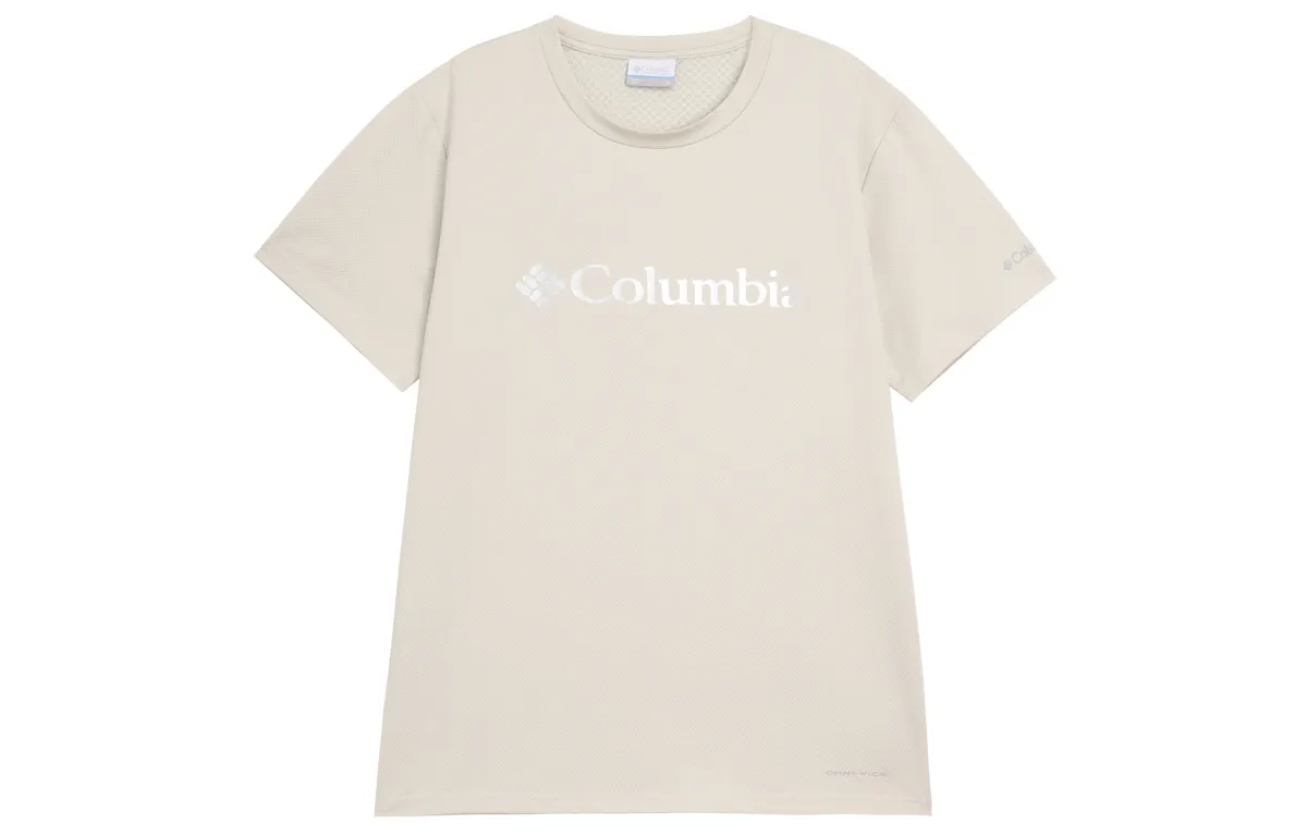 Columbia Quick Dry T Shirts Unisex Khaki