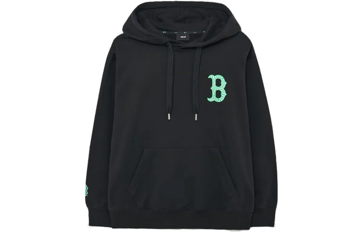 MLB Los Angeles Dodgers Sweatshirts Unisex Black Hooded Moderate Regular