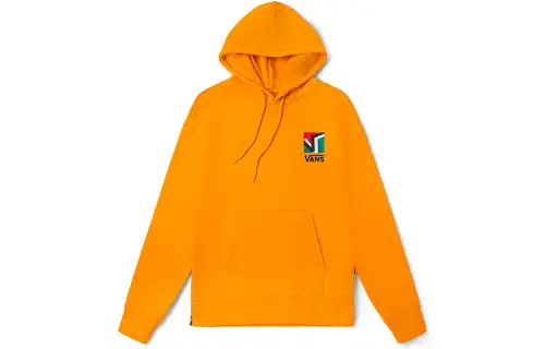 Vans Sweatshirts Unisex Yellow Hooded Moderate Regular