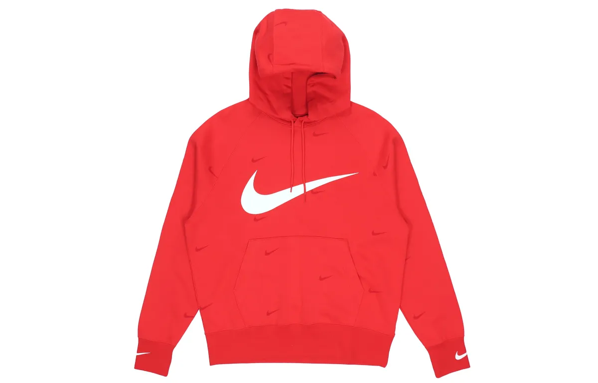 Nike Sweatshirts Men's Red Hooded Moderate Regular