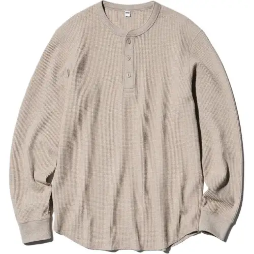 UNIQLO T Shirt Men's Dark Beige