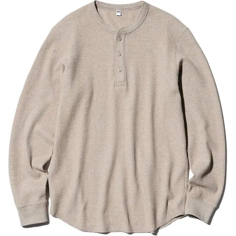 UNIQLO T Shirt Men's Dark Beige