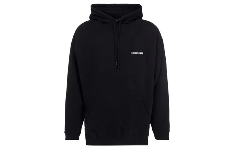 Balenciaga Corporate Logo Popover Hoodie