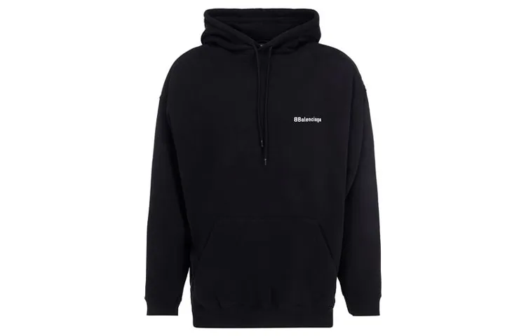 Balenciaga Corporate Logo Popover Hoodie