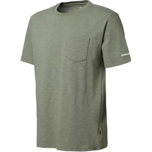 Converse Embroidered Wordmark T Shirt Men's Green