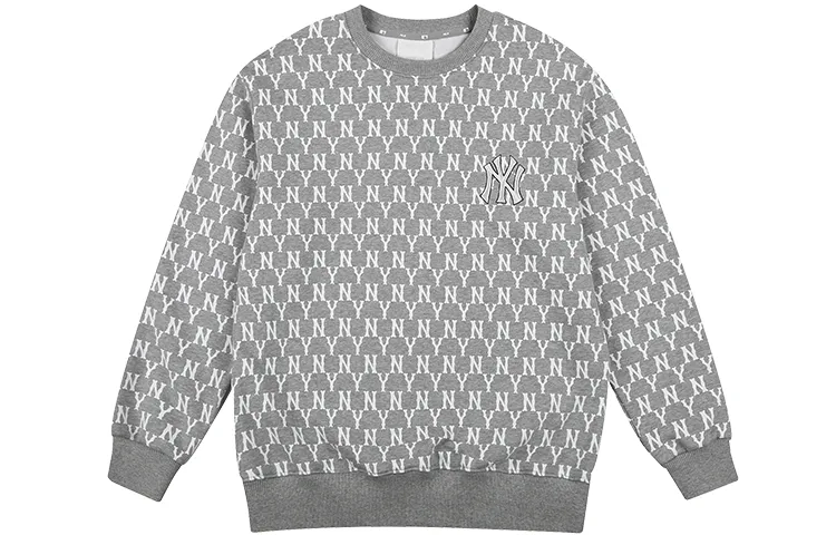 MLB Monogram Sweatshirt Unisex Gray