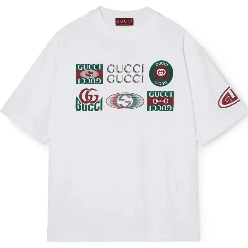 GUCCI Multi Logo T Shirt