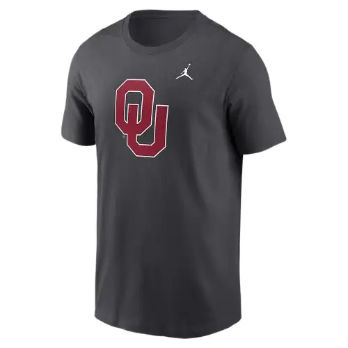 Jordan Oklahoma Sooners Primetime Logo Men's Nike College T Shirt