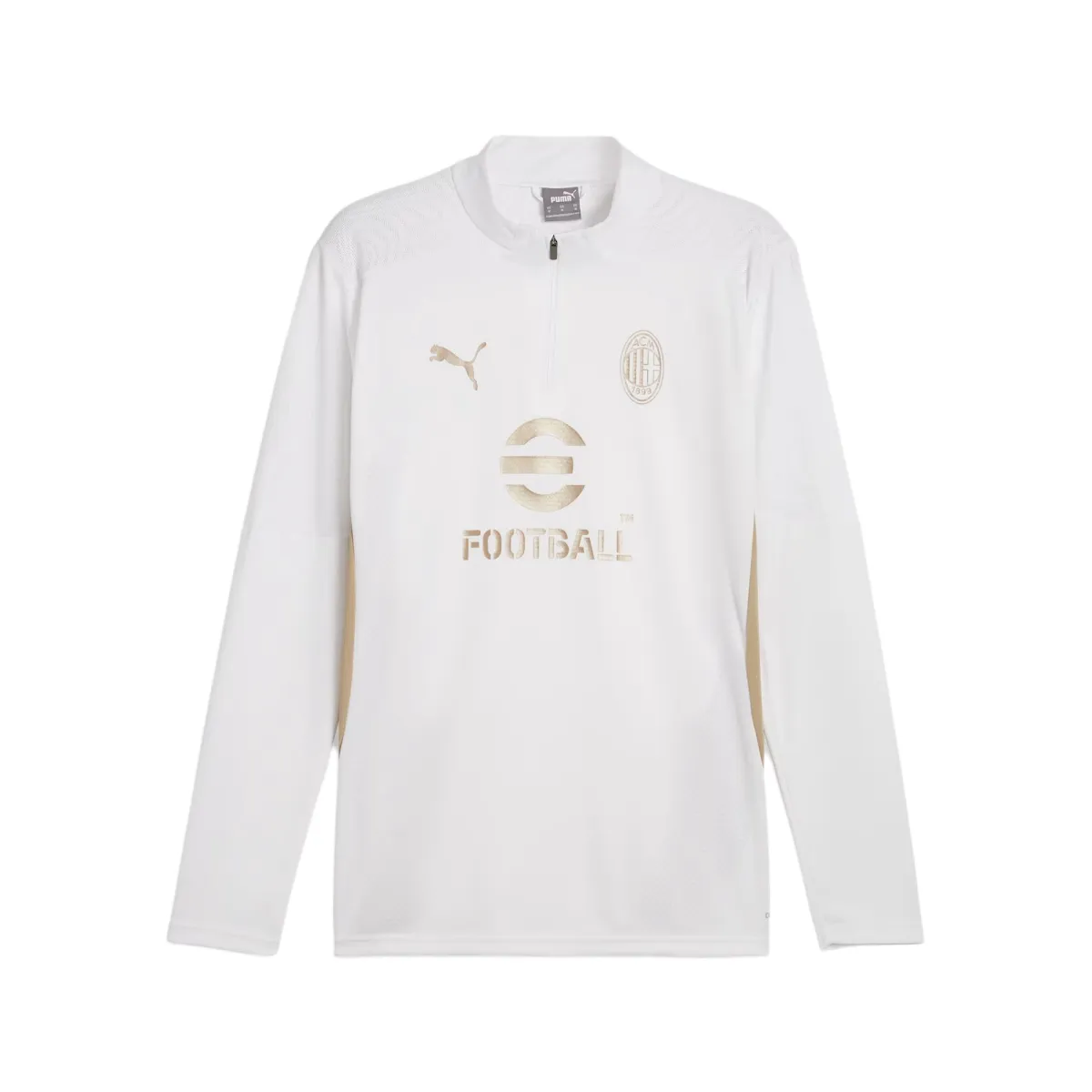 PUMA x AC Milan Football FW24 T Shirt Men's White/Gold