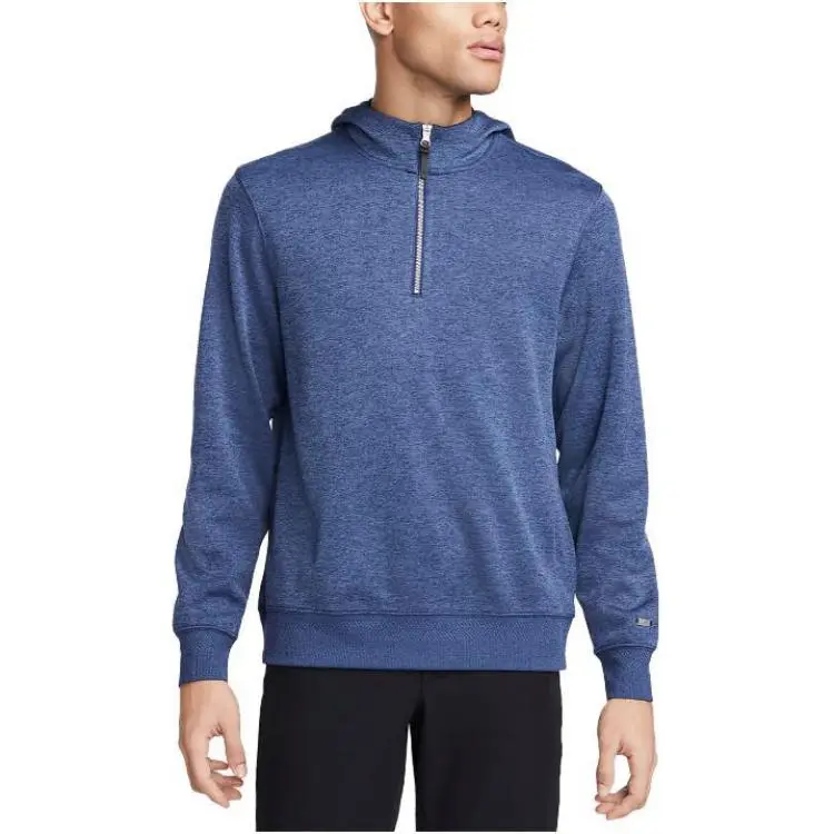 Nike Sweatshirts Men's Navy Blue Hooded Moderate Other