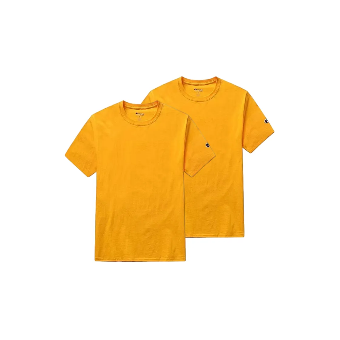 Champion T Shirt Unisex 2 Pack Yellow