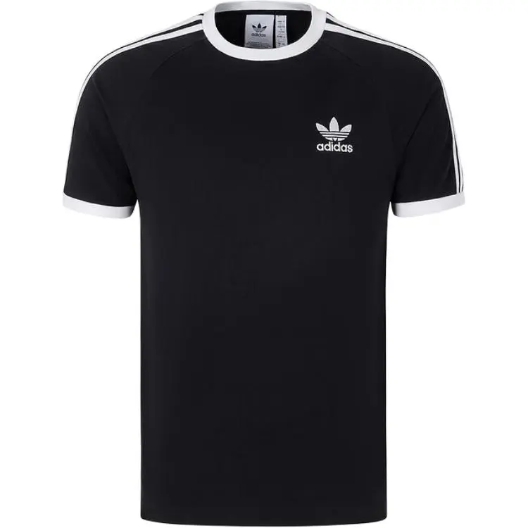 Adidas Originals Logo Embroidered Crewneck T Shirt