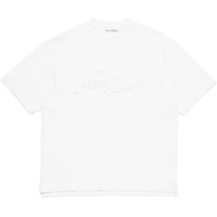 Acne Studios Logo Embroidered Relaxed Fit T Shirt