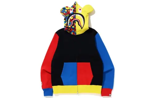 Bape X Medicom Toy Bear Shark Full Zip Hoodie FW20