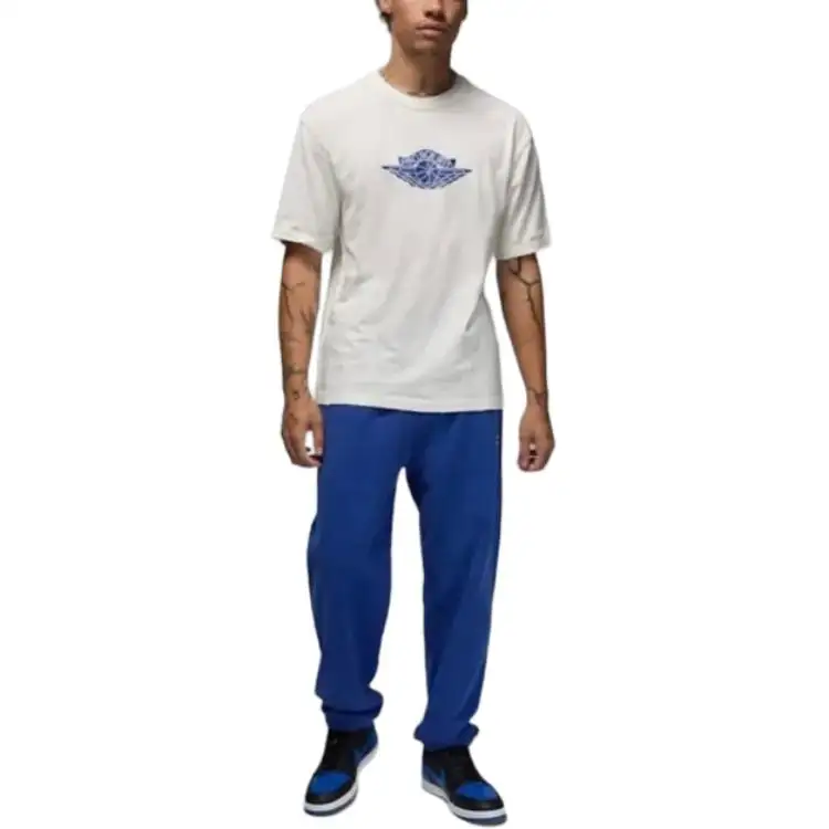 Jordan T Shirts Men's White Crew Neck Moderate