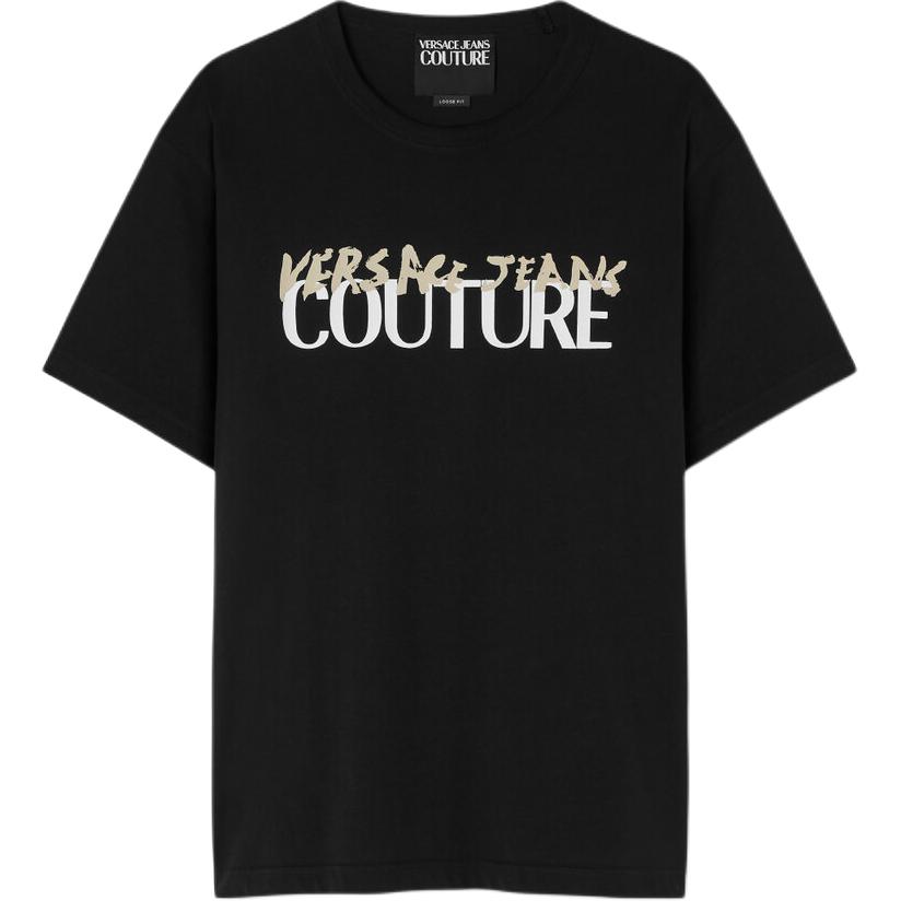 Мужская футболка Versace JEANS COUTURE (черная)