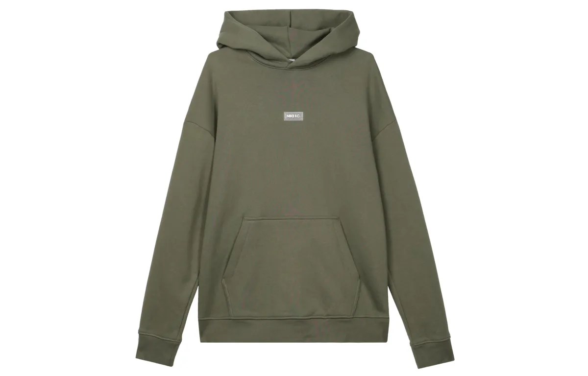 Nike Sweatshirts Men's Medium Olive Green Hooded Thickened Regular