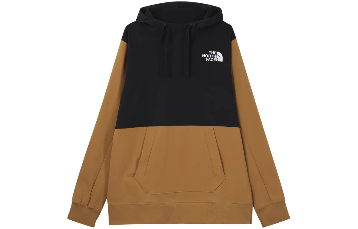 THE NORTH FACE Sweatshirts Men's Brown Hooded Thickened Regular