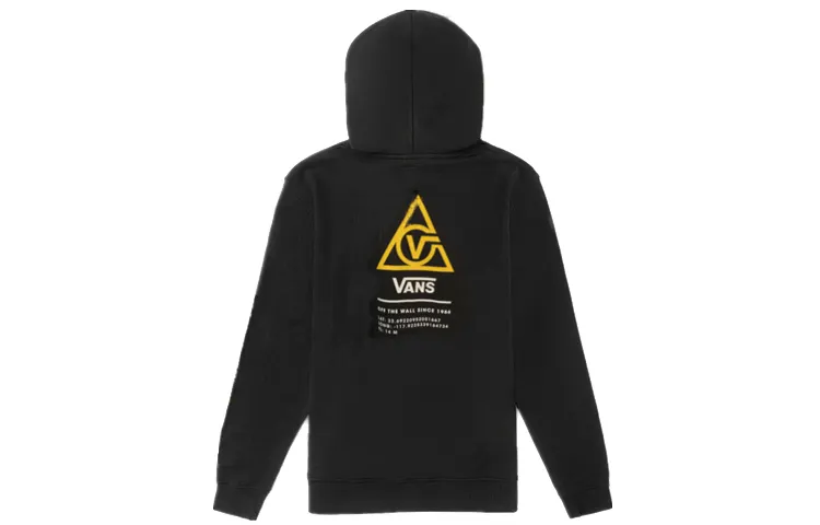 Vans Off The Wall Est. 1966 Sweatshirts Men's Black Hooded Moderate Regular
