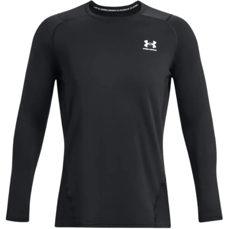 Under Armour ColdGear® Fitted Crew T Shirt Men's Black
