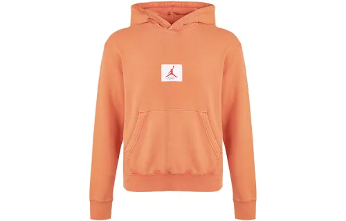 Jordan Flight Sweatshirts Men's Mars Sunrise Red Hooded Moderate Regular