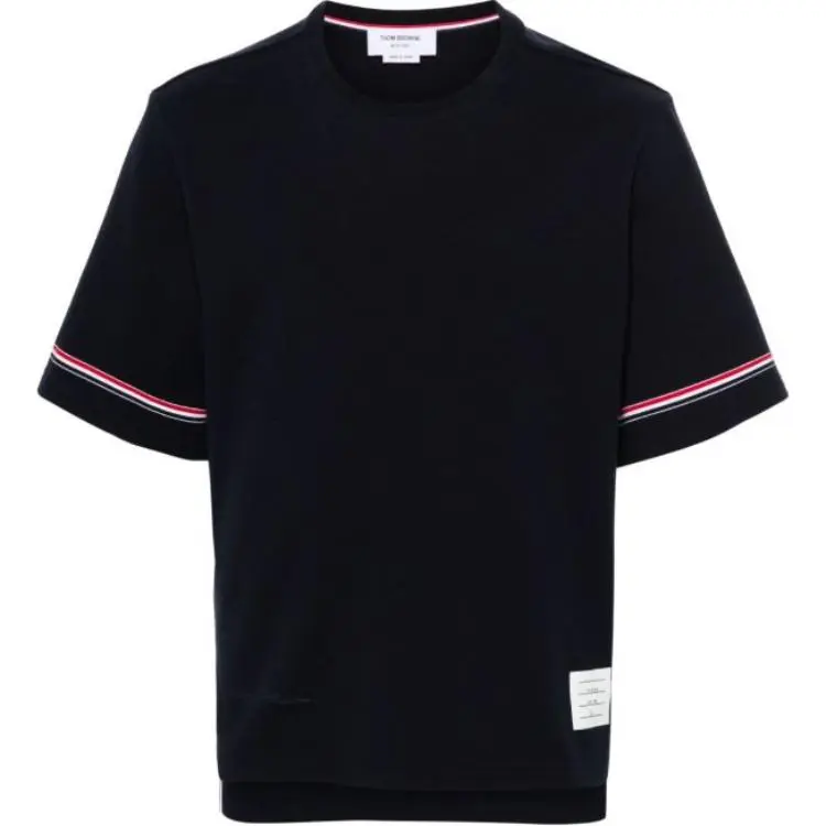 THOM BROWNE RWB Stripe Crewneck T Shirt