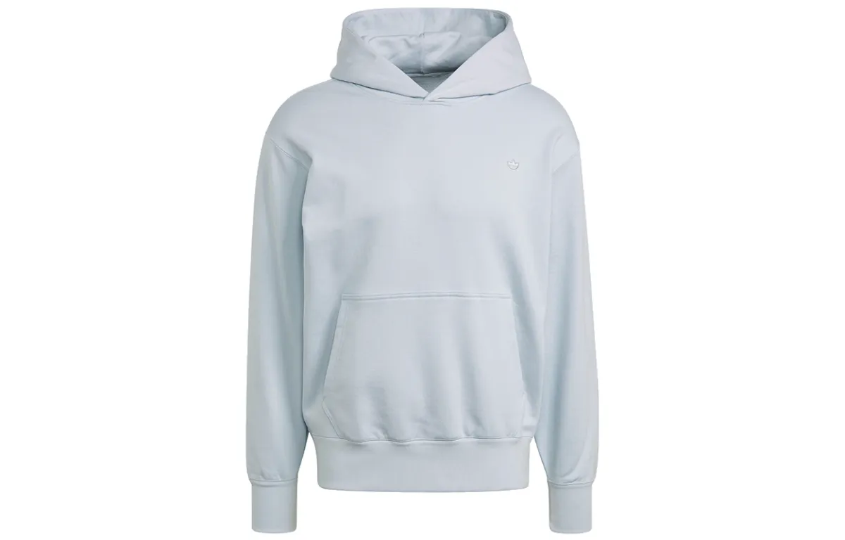 Adidas Originals Blue Version Sweatshirts Men's Blue Hooded Moderate Regular