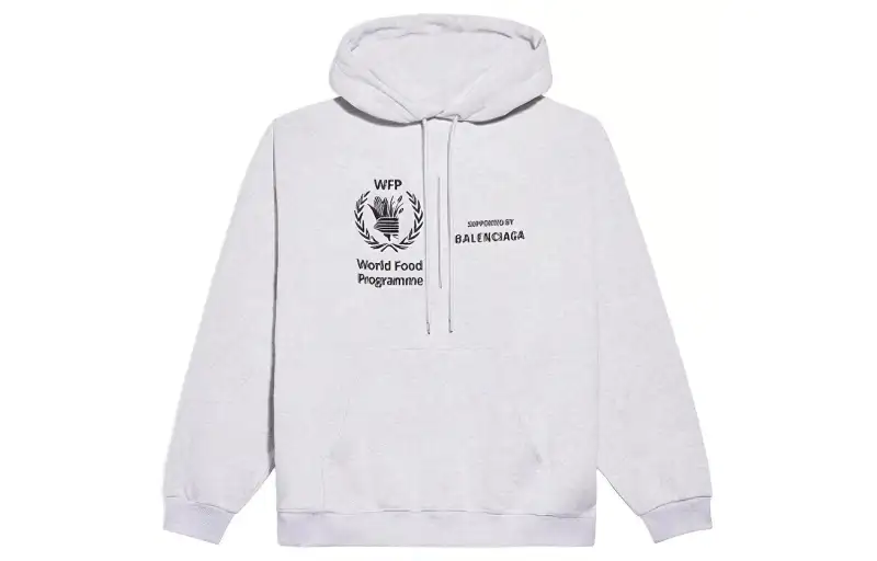 Balenciaga Sweatshirt Regular Fit Men's Light Gray