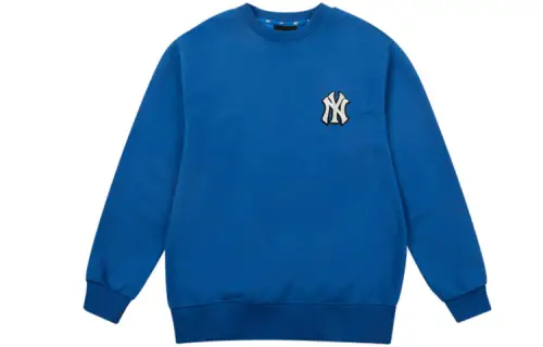 MLB MLB, blue sweatshirt with a round collar for men and women