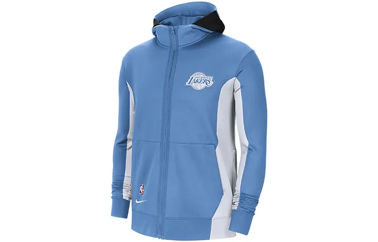 Nike Sweatshirts Men's Blue Hooded Moderate Cardigan