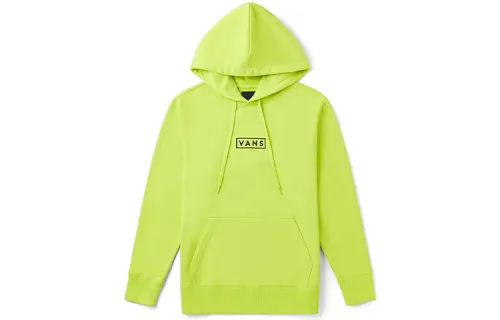 Vans Sweatshirts Unisex Neon Green Hooded Moderate Regular