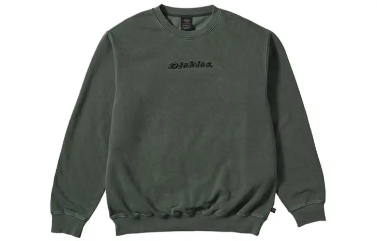 Dickies X JAKE HAYES Sweatshirts Men's Teal Leaf Green Crew Neck Moderate Regular