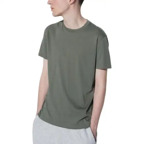 UNIQLO T Shirt Unisex Dark Olive