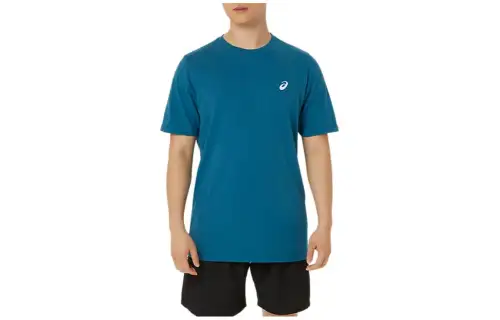 Asics Daisy Back Print Short Sleeve Tee T Shirt Unisex Blue