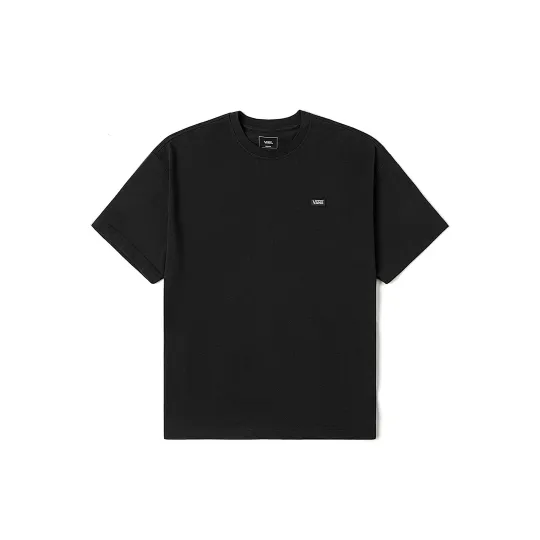 Vans T Shirts Unisex Black Crew Neck Moderate Straight Fit