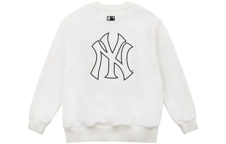 MLB Sweatshirts Unisex White Crew Neck Moderate