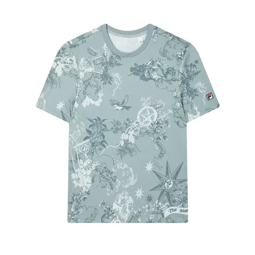 FILA HERITAGE T Shirt Men's All Over Print 2