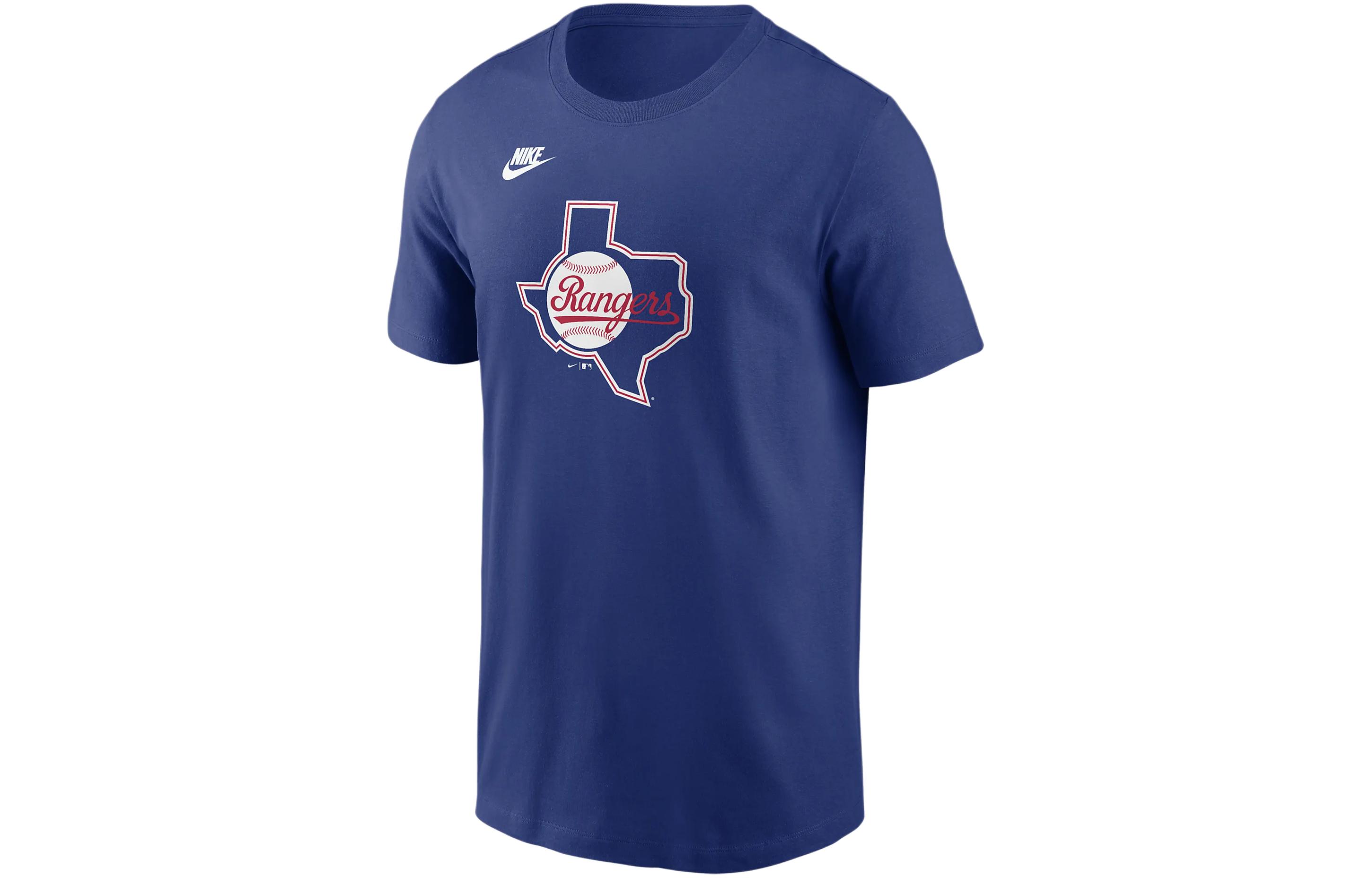Nike Comfortable blue short sleeve T-shirt, print