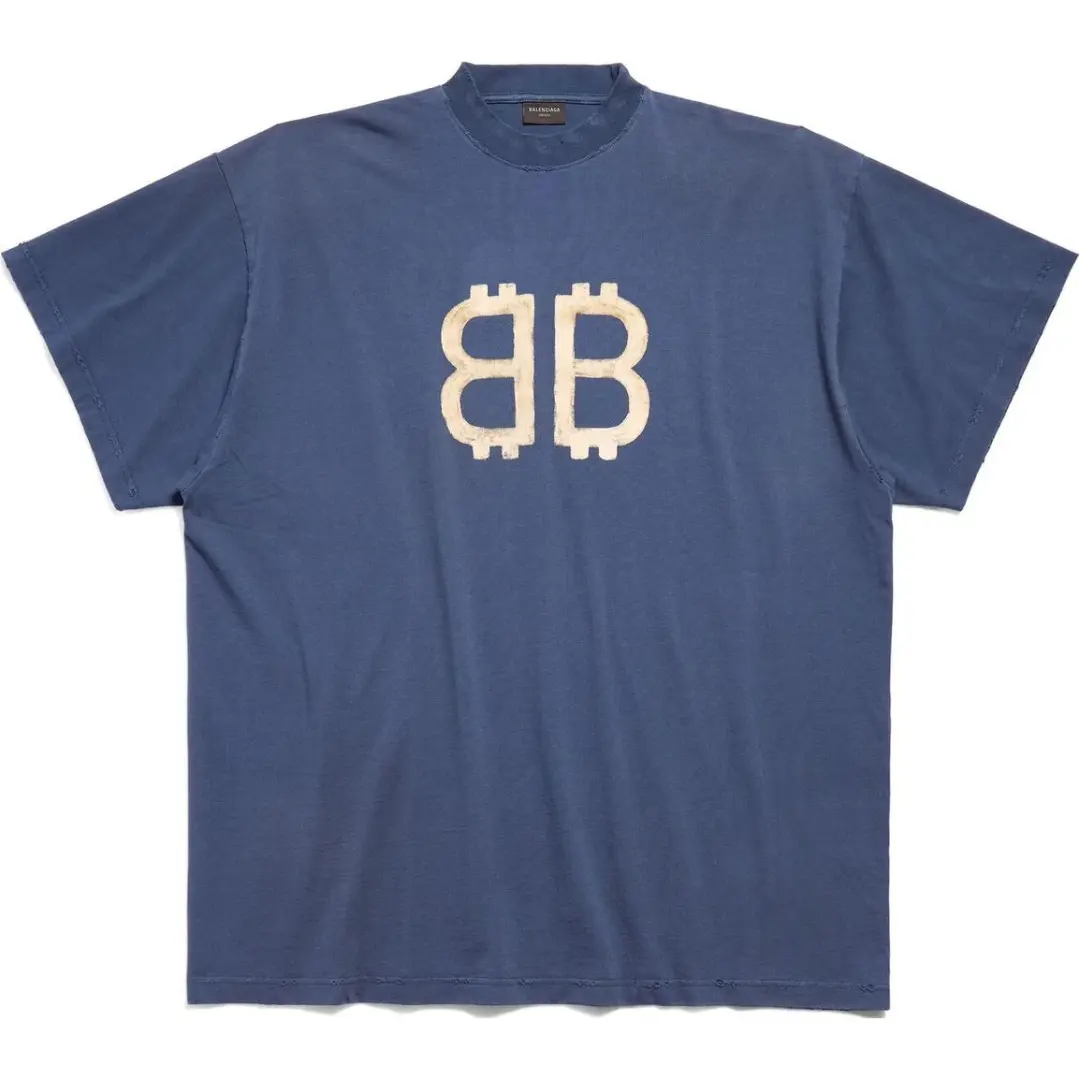 Balenciaga Logo Printed T Shirt