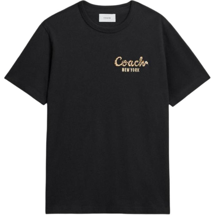 Мужская футболка COACH Logo (черная)