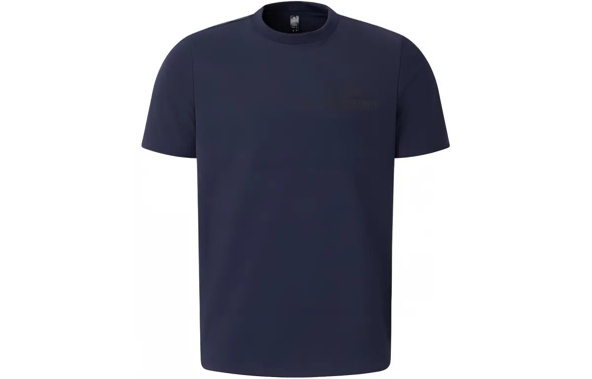 Adidas T-Shirts Men's Navy Blue Crew Neck Moderate