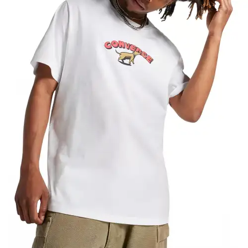 Converse Recreation Department Graphic T Shirt Branco T Shirt Men's White