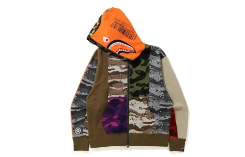 A BATHING APE Shark Series Sweatshirt Men's Camouflage