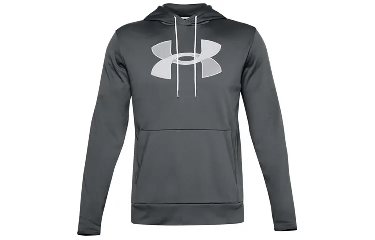 Under Armour Thickened And Fleece Lined Sports Training Sweatshirt Men's Gray