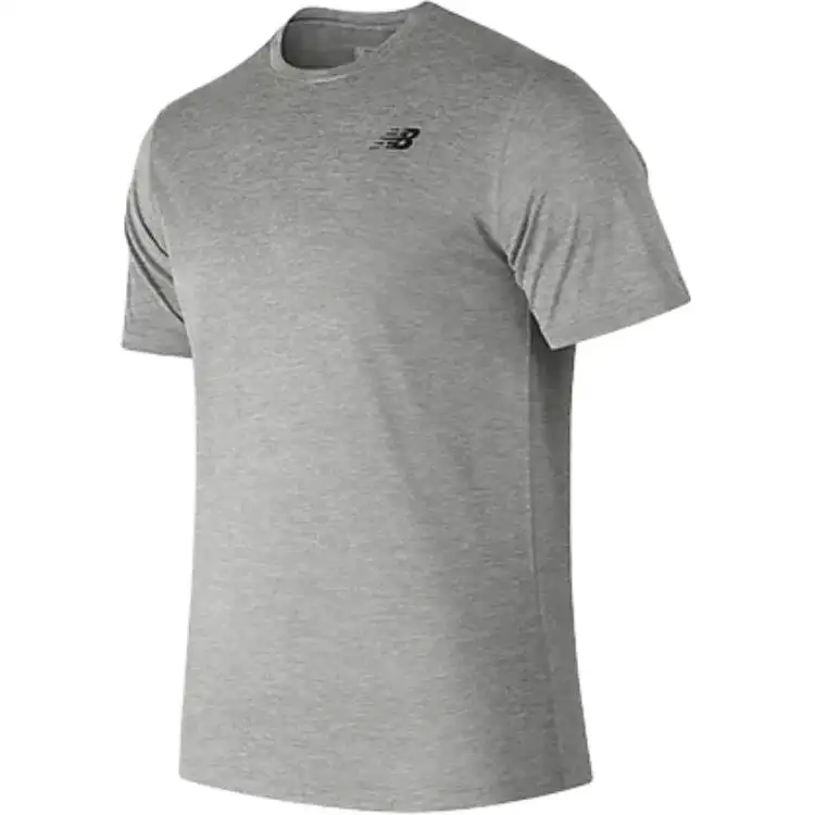 New Balance Core Heathered T Shirt Men's Gray