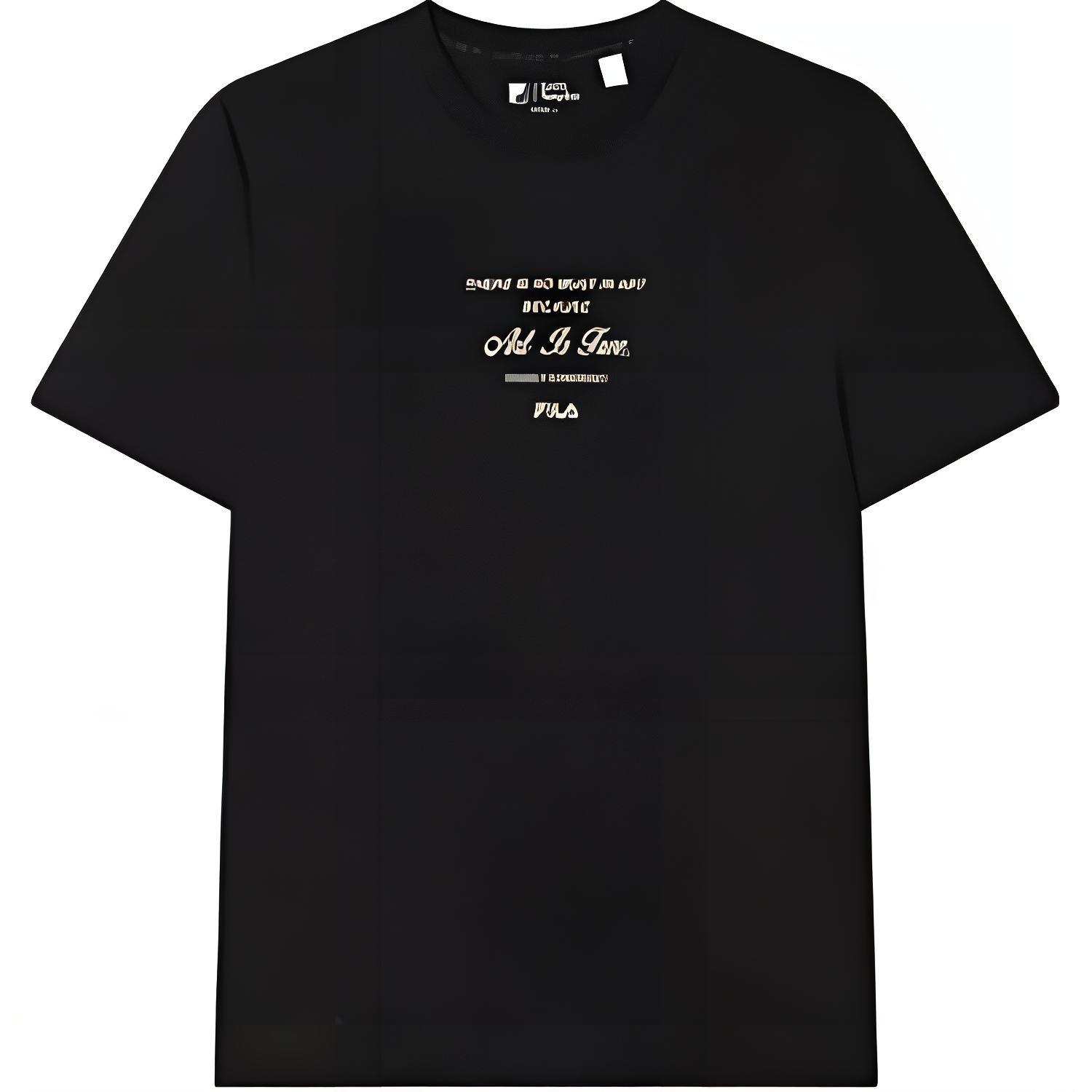 FILA Heritage Collection T Shirt Men's Jet Black