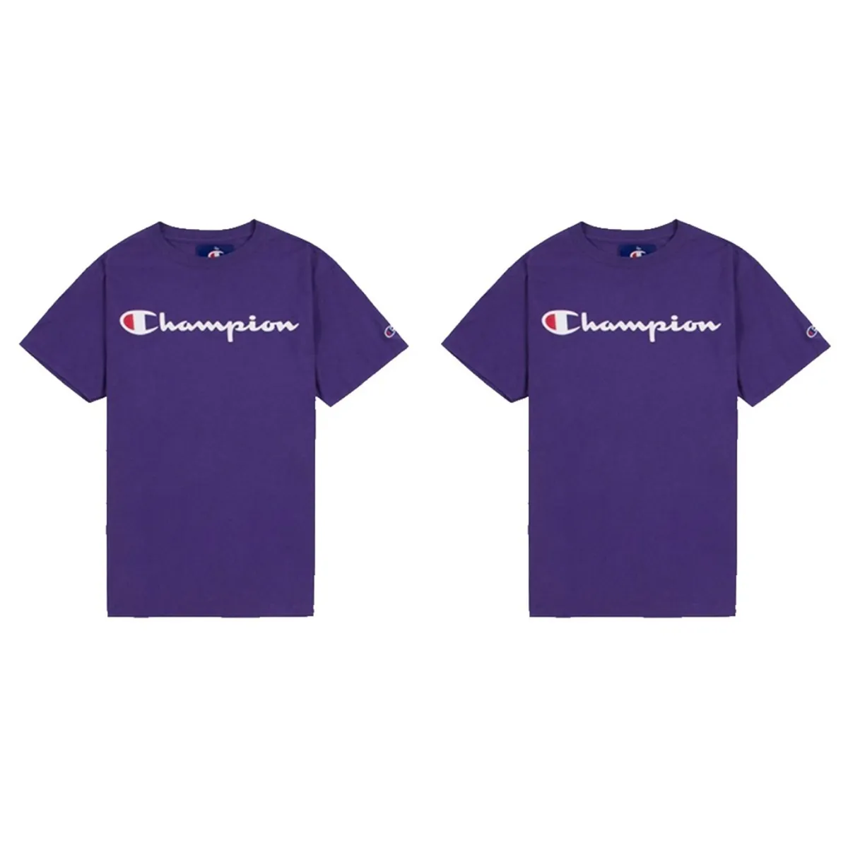 Champion T Shirt Unisex 2 Pack Purple